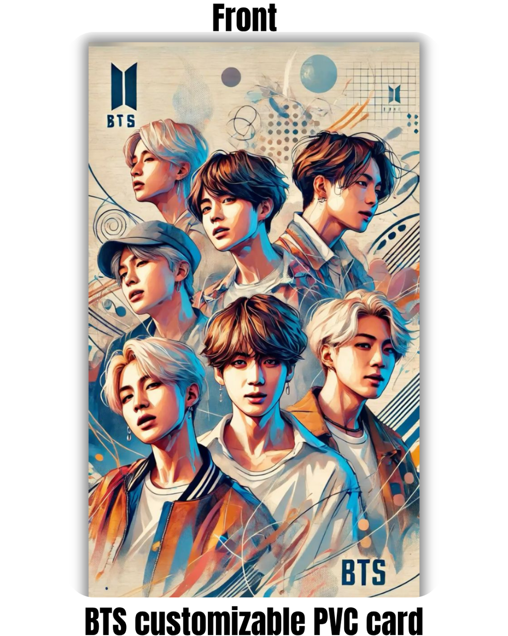 BTS Premium PVC Wallet Card ✨